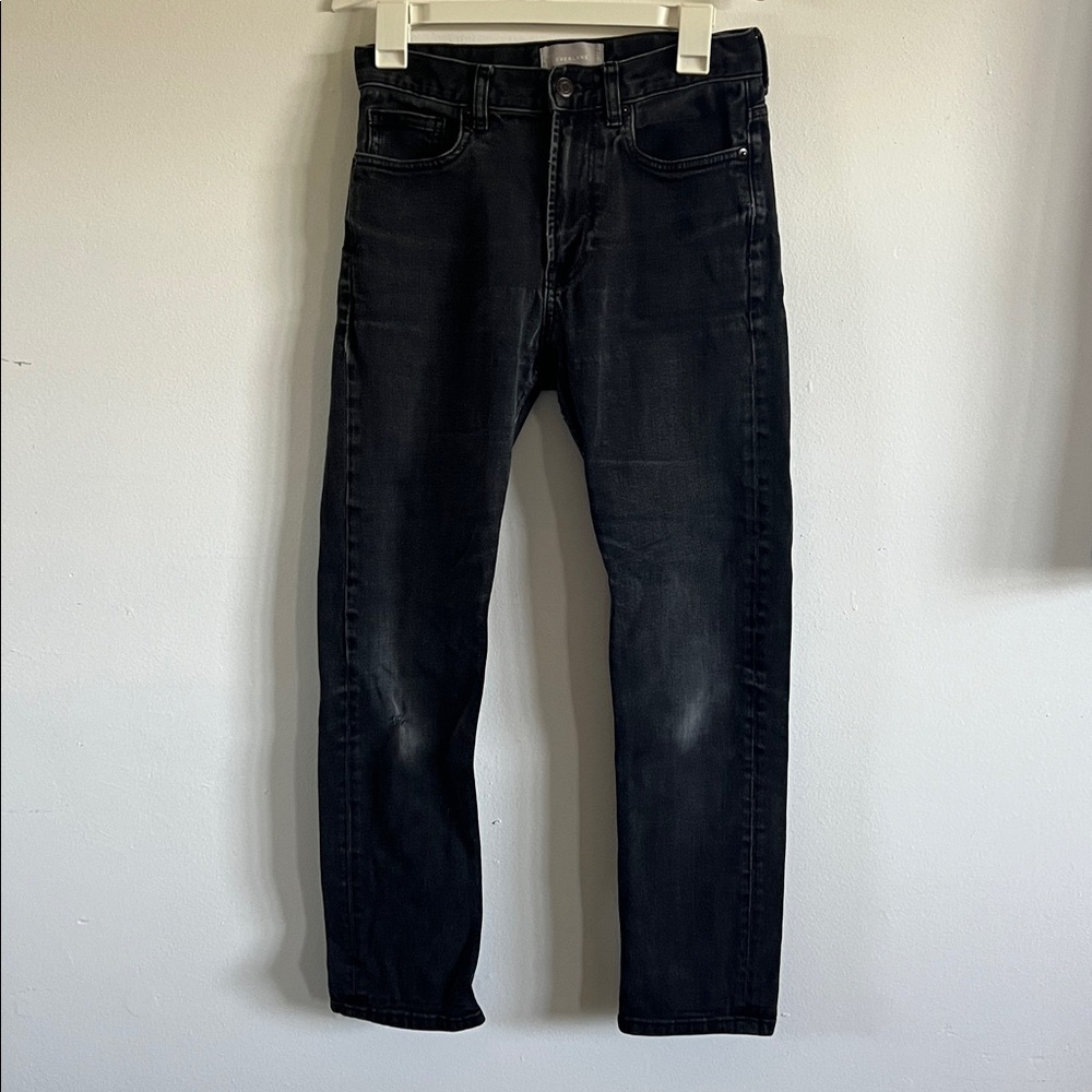 Everlane Black / Charcoal Denim Straight Leg Jeans